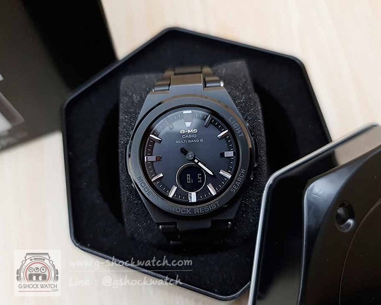 CASIO G-MS นาฬิกาข้อมือ นาฬิกากันน้ำ นาฬิกาของแท้ ประกันศูนย์ CMG 1 ปี MSG-W200CG-1AJF