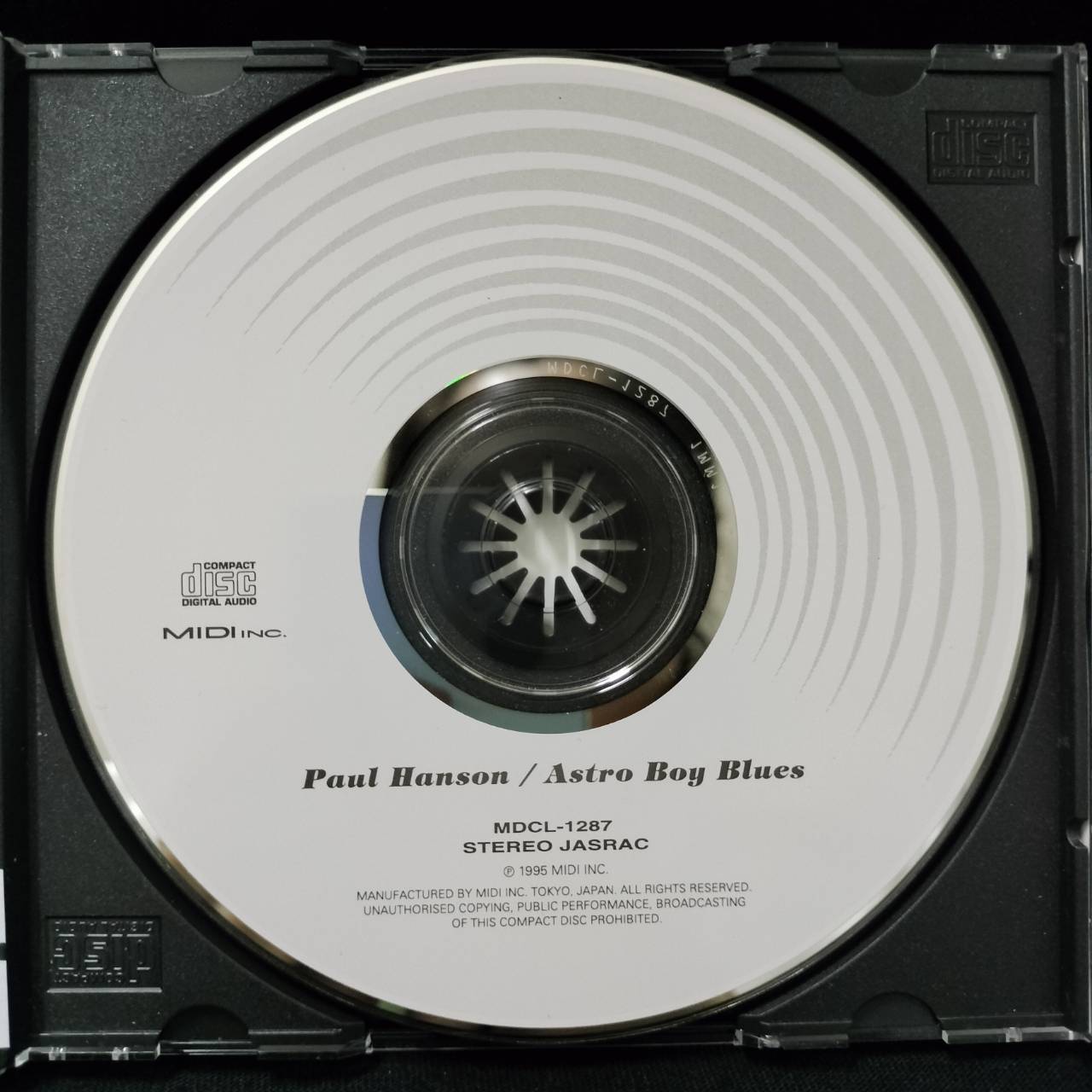 Paul Hanson – Astro Boy Blues / JAPAN / แผ่นสวย / มี Obi