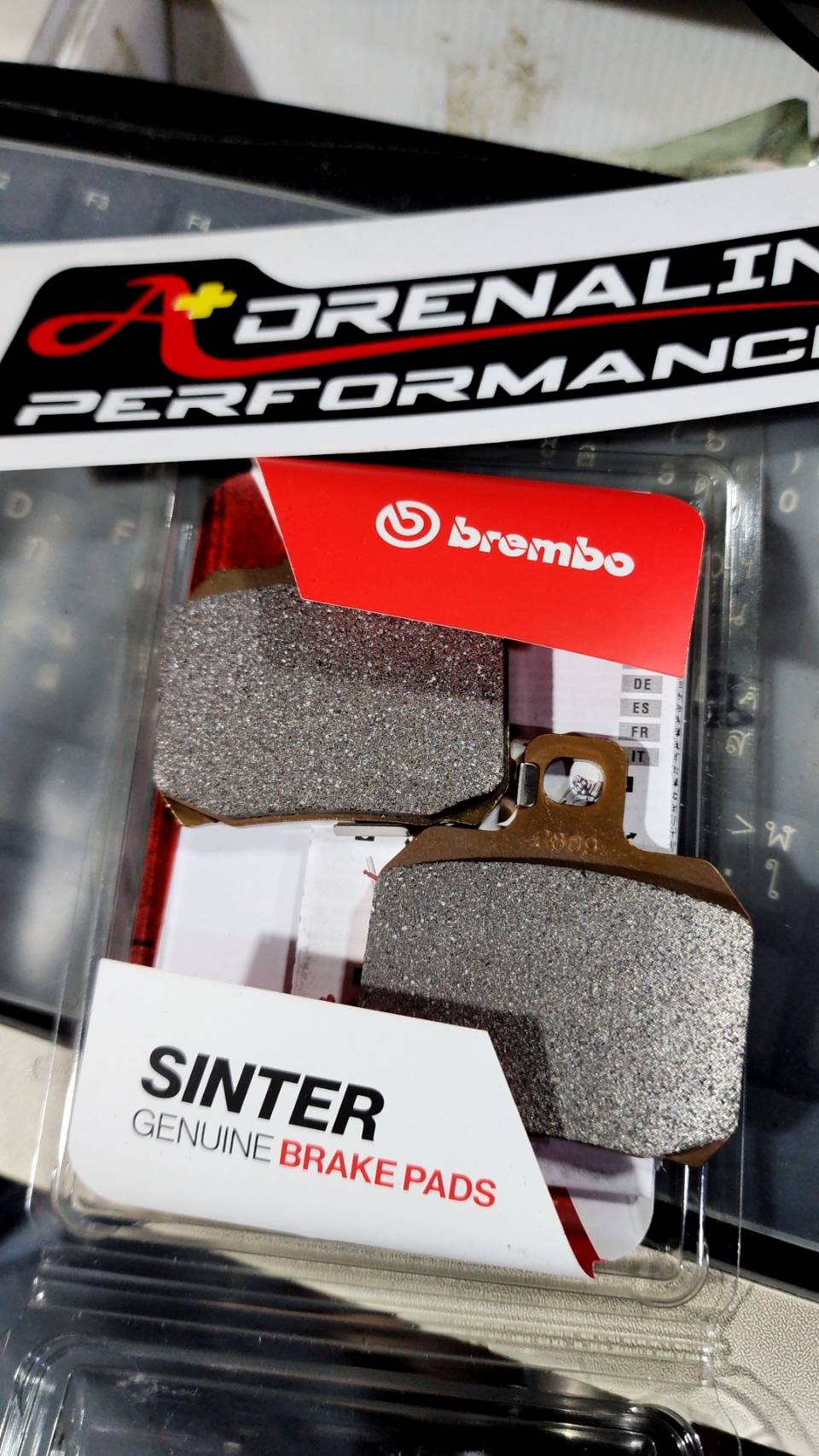 ผ้าเบรคหลัง Brembo เกรด OEM สำหรับ ปั๊มด้วงHP ปั๊มผีเสื้อ ปั๊มปักข้าง และ Ducati หลายรุ่น