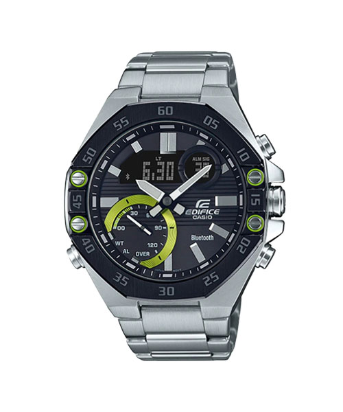 CASIO EDIFICE นาฬิกาข้อมือ นาฬิกากันน้ำ นาฬิกาของแท้ ประกันศูนย์ CMG 1 ปี รุ่น ECB-10DB-1A