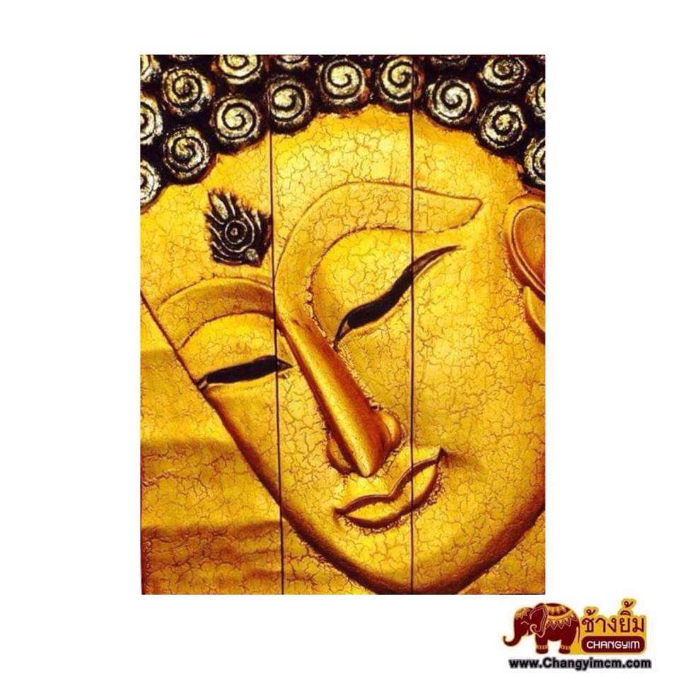 หน้าพระแกะสลัก ( แยก3ชิ้น )