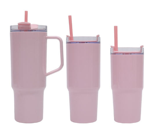 ชุดแก้วน้ำ,แก้วน้ำพร้อมหลอด(1ชุดมี3ขนาด)