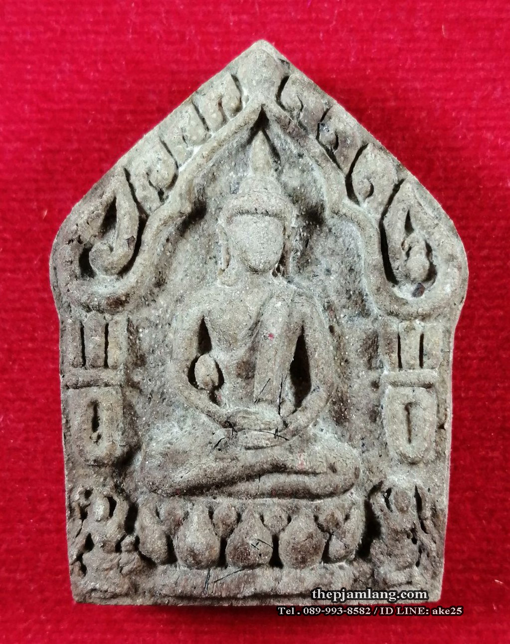 ขุนแผนพรายแม่ผมหอมปราณี (1) วัดเขาปูน นครศรีธรรมราช รุ่นแรก ฝังหัวนอโม ปี 2564
