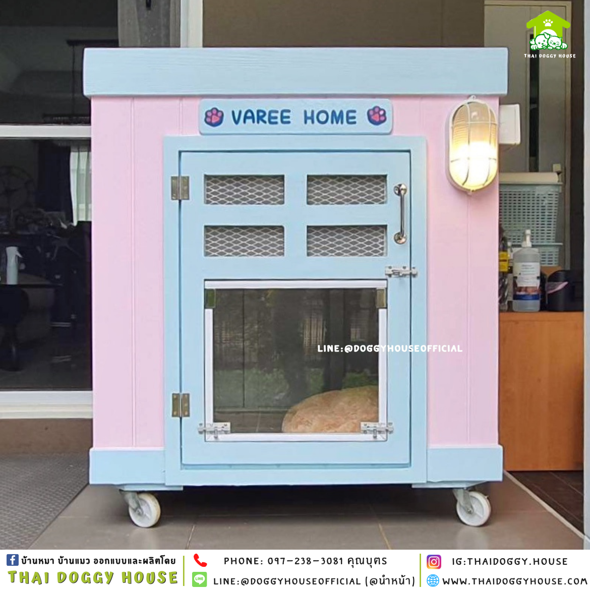 บ้านหมา หลังเล็ก ทรง 𝐁𝐎𝐗