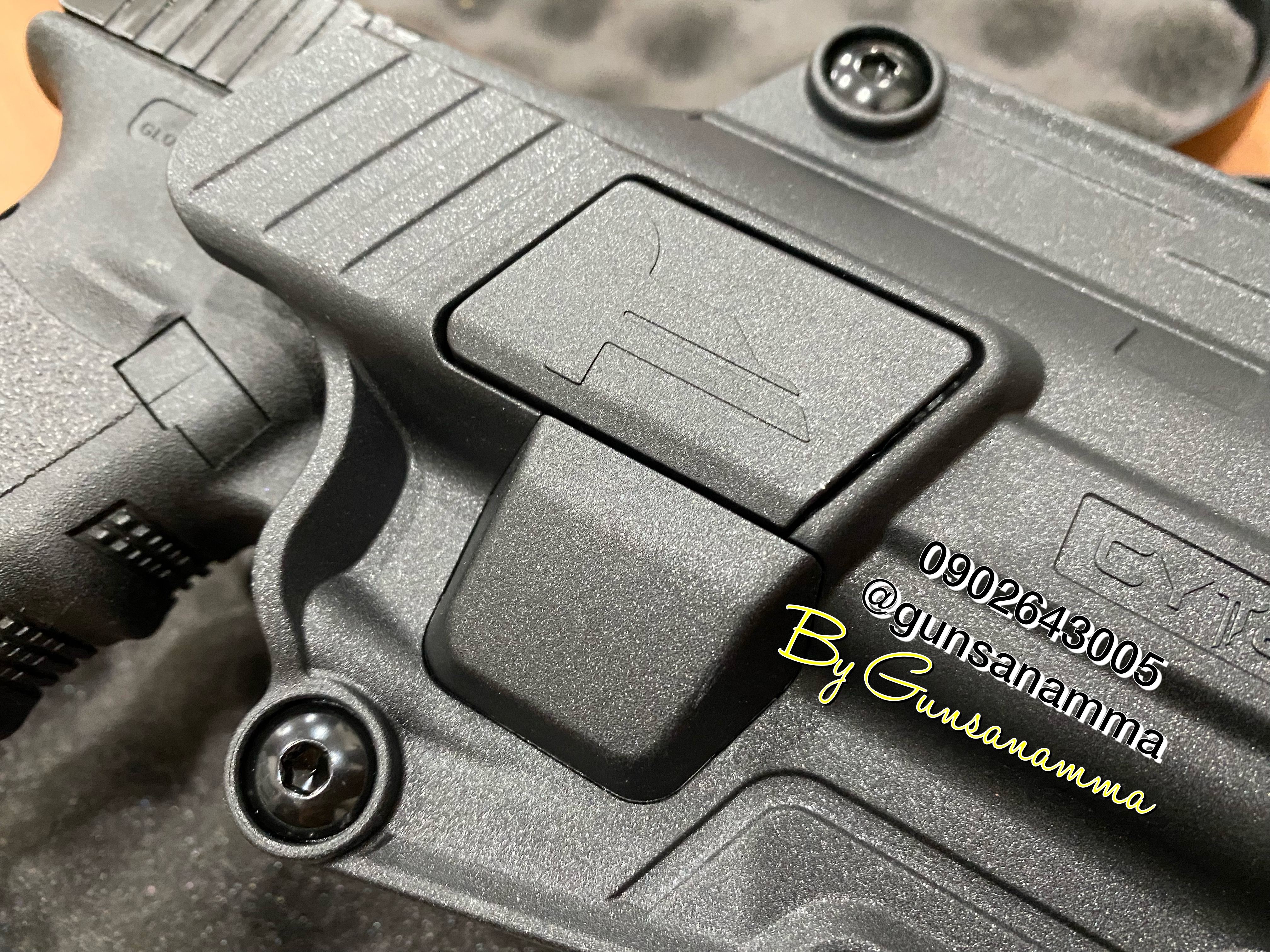ซองพกนอกโพลิเมอร์ ปลดนิ้วชี้ V.2 GLOCK ทุกรุ่น