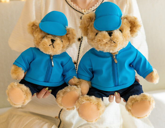 รับผลิต,ตุ๊กตาหมีใส่หมวก,ตุ๊กตาหมีสกรีนโลโก้,ตุ๊กตาหมีของขวัญ,โรงงานผลิตตุ๊กตาหมี,ของขวัญ,ของแจก,25cm,30cm