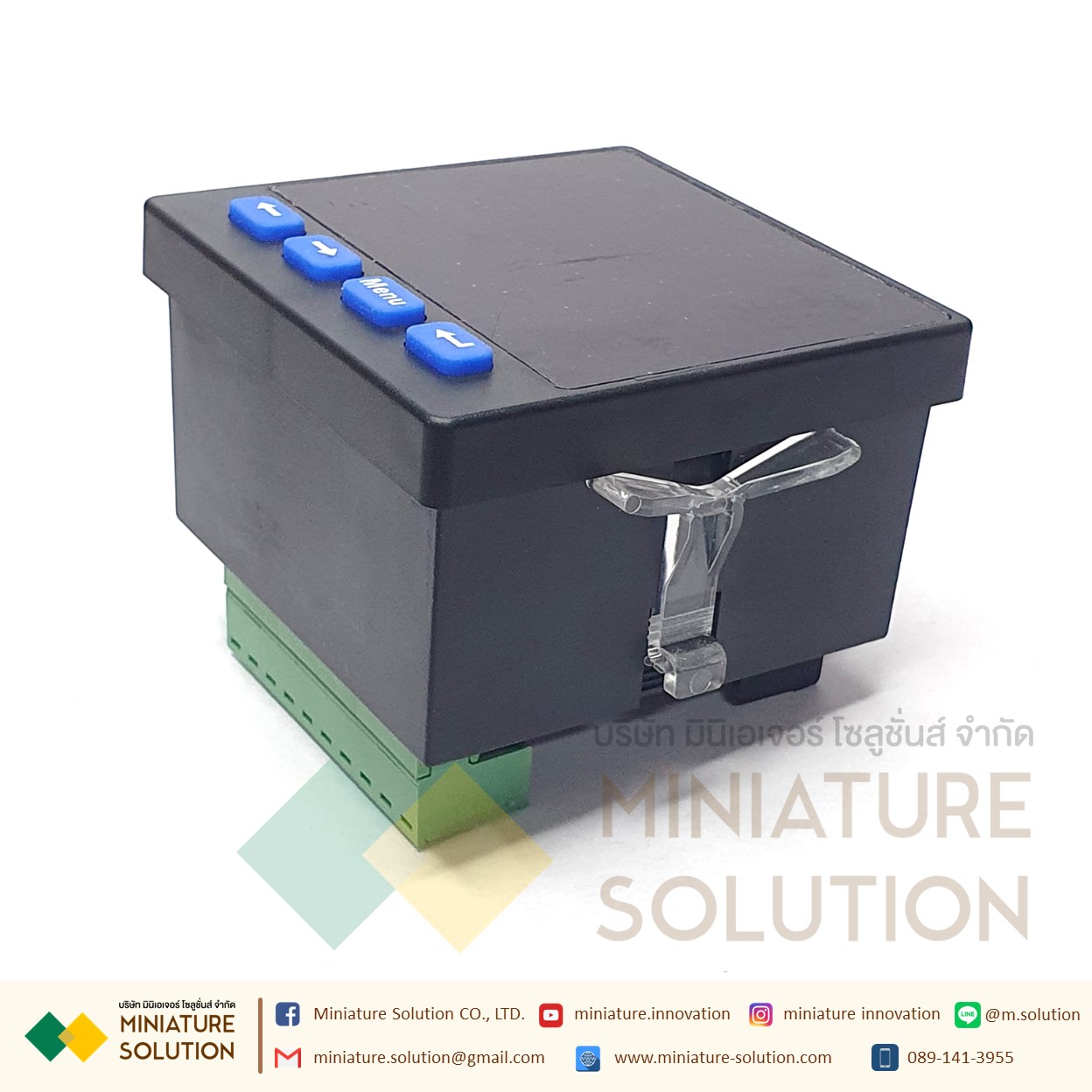 Power Meter RS485 Modbus-RTU [ขายดี] มิเตอร์วัดกระแสไฟ 3เฟส [AZ194E-9S4] [AZ194E-AS4] [รุ่นบาง]