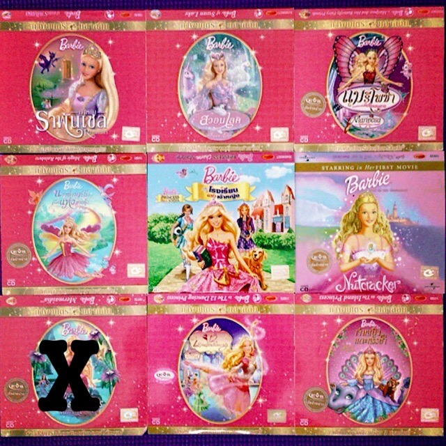 เจ้าหญิงบาร์บี้ ที่มาพร้อมกับความน่ารัก สวยสดสัยในรูปแบบ VCD 8 ชุด