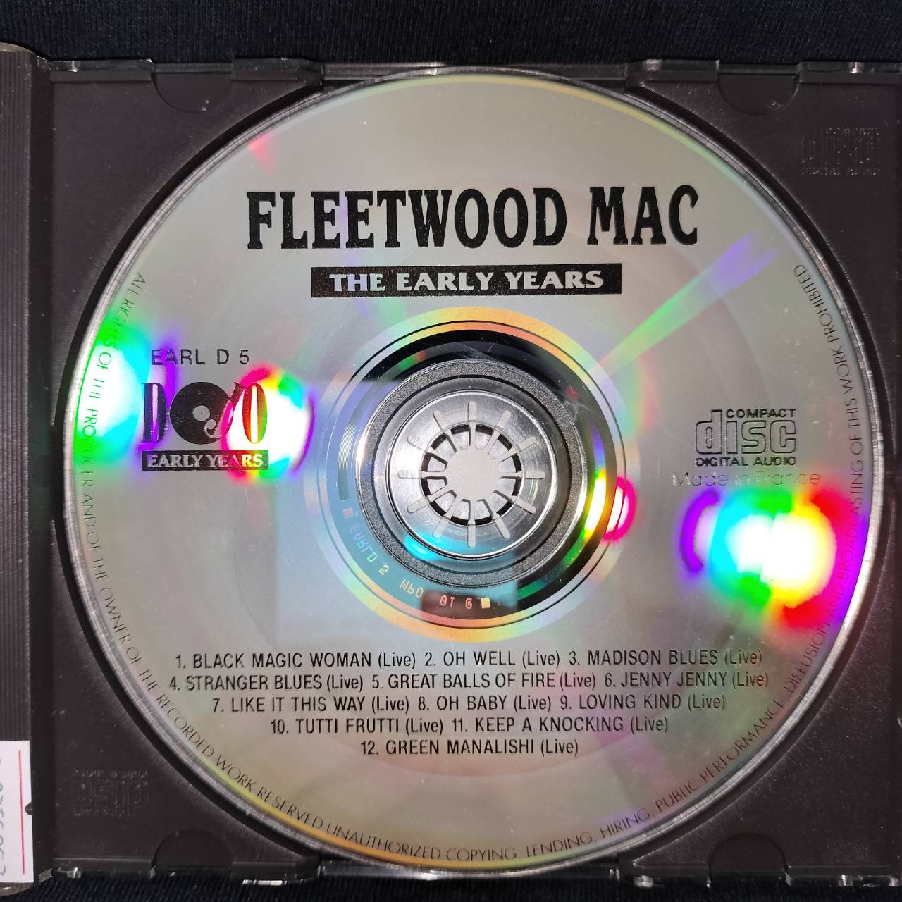 Fleetwood Mac – The Early Years / FRANCE / ปกในมีจุดเหลือง / แผ่นดี