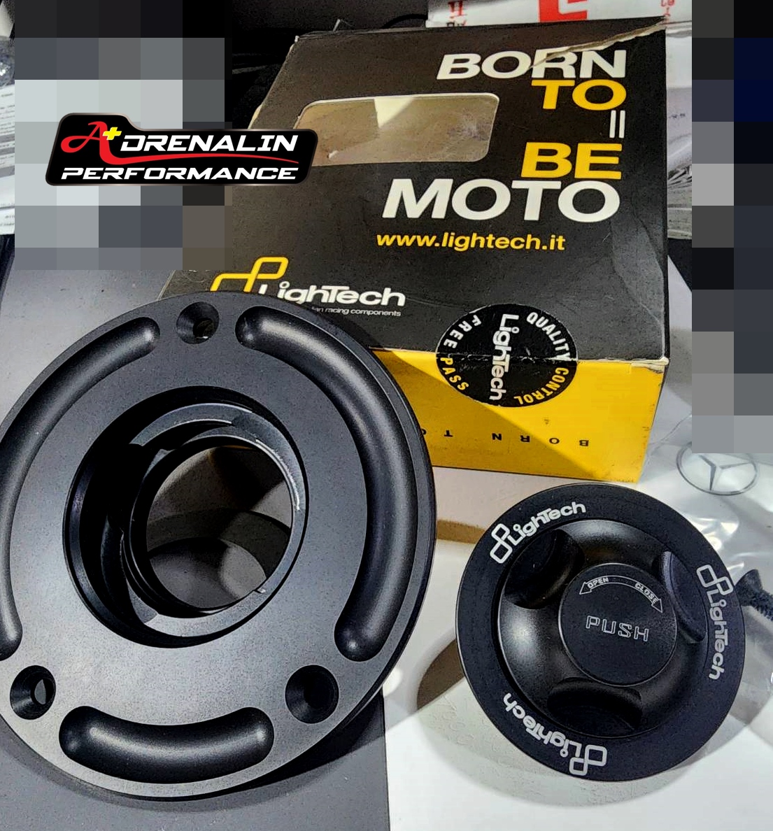 ฝาถังน้ำมัน Lightech รุ่น rapid lock สำหรับ panigale 899, 1199