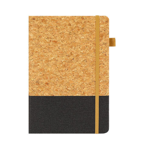 ชุดสมุดโน้ต+ปากกา+กล่อง,สมุดไดอารี่ปกไม้ก๊อก,สมุดโน้ตปกไม้ก๊อก,A5