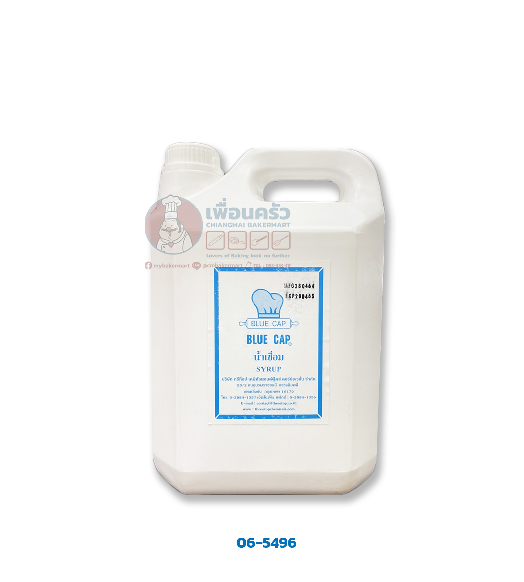 น้ำเชื่อม บลูแค็ป Blue Cap Brand Syrup แกลลอน 6 กก. (06-5496)