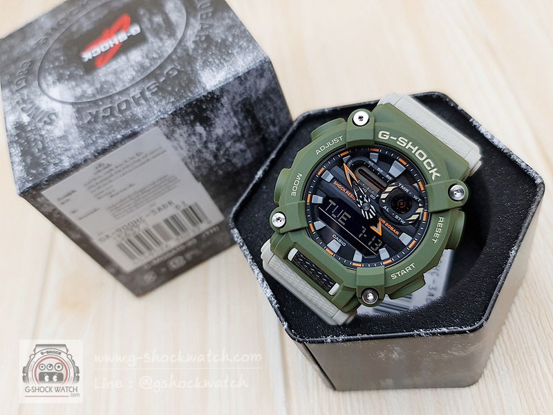 CASIO G-SHOCK นาฬิกาข้อมือ นาฬิกากันน้ำ นาฬิกาของแท้ ประกันศูนย์ CMG 1 ปี รุ่น GA-900HC-3A