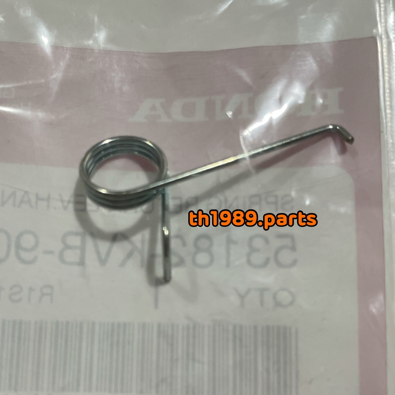 53182-KVB-900 สปริงรั้งกลับตัวล๊อคคันเบรคหลัง CLICK110I ไม่ใช่คอมบาย , SCOOPY-I 2010-2013 อะไหล่แท้ HONDA