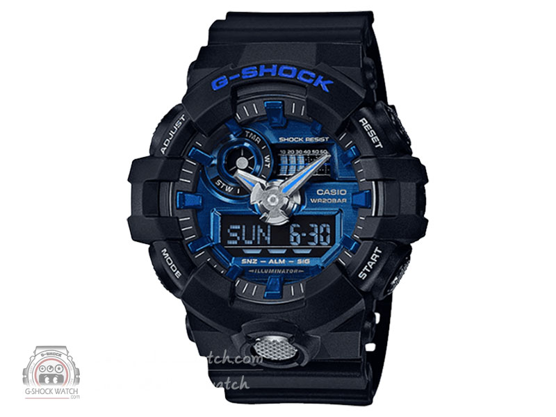 CASIO G-SHOCK นาฬิกาข้อมือ นาฬิกากันน้ำ นาฬิกาของแท้ ประกันศูนย์ CMG 1 ปี รุ่น GA-710-1A2
