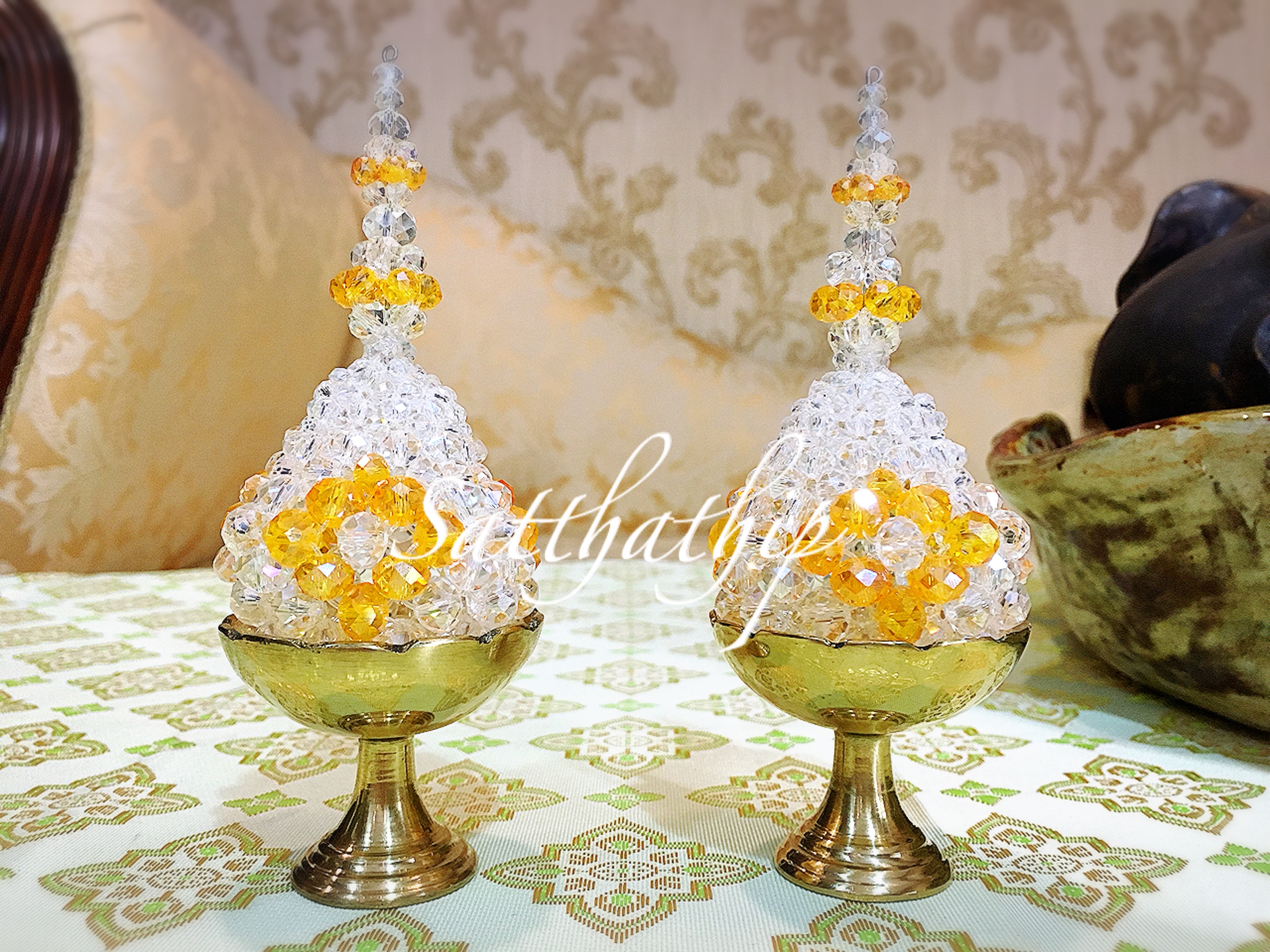 พานพุ่ม - พานพุ่มคริสตัล - Phan bush