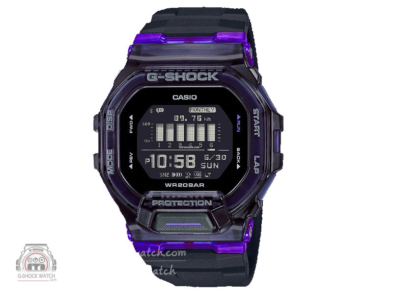 CASIO G-SHOCK นาฬิกาข้อมือ นาฬิกากันน้ำ นาฬิกาของแท้ ประกันศูนย์ CMG 1 ปี รุ่น GBD-200SM-1A6