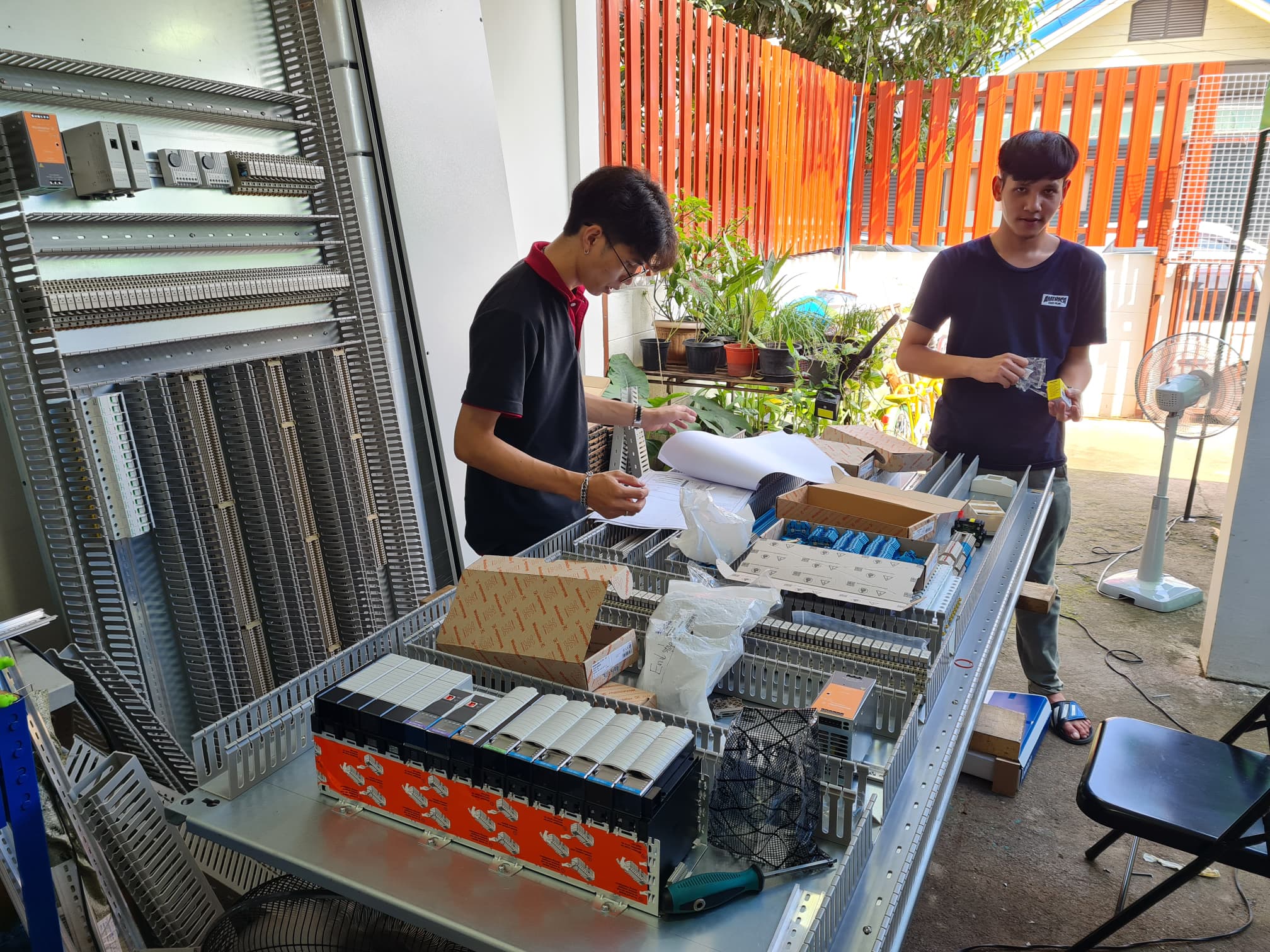 Assembly Wiring Control Box Allen-Bradley PLC