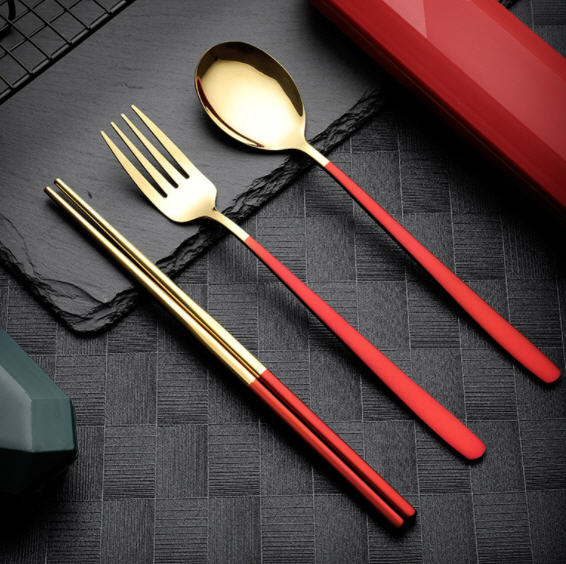 ชุดช้อนส้อมสแตนเลส,ชุดช้อนส้อมตะเกียบ,ชุดช้อนส้อมตะเกียบสแตนเลส