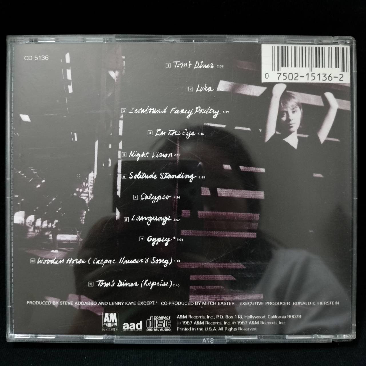 Suzanne Vega – Solitude Standing / USA / มีรอยบ้าง