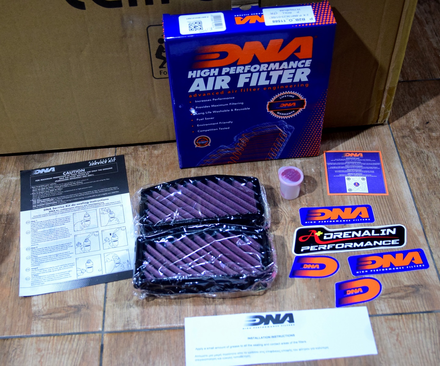 กรองอากาศแต่ง DNA สำหรับ R1300GS 2024+