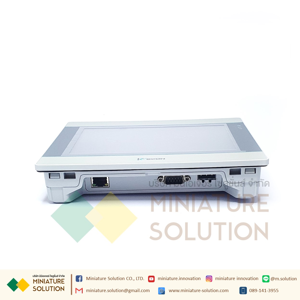 Wecon PI3070ig HMI จอ HMI IOT หน้าจอแสดงผล ขนาด 7 นิ้ว SUPPORT IIoT Vnet PI3070ig (WIFI) (HMI)