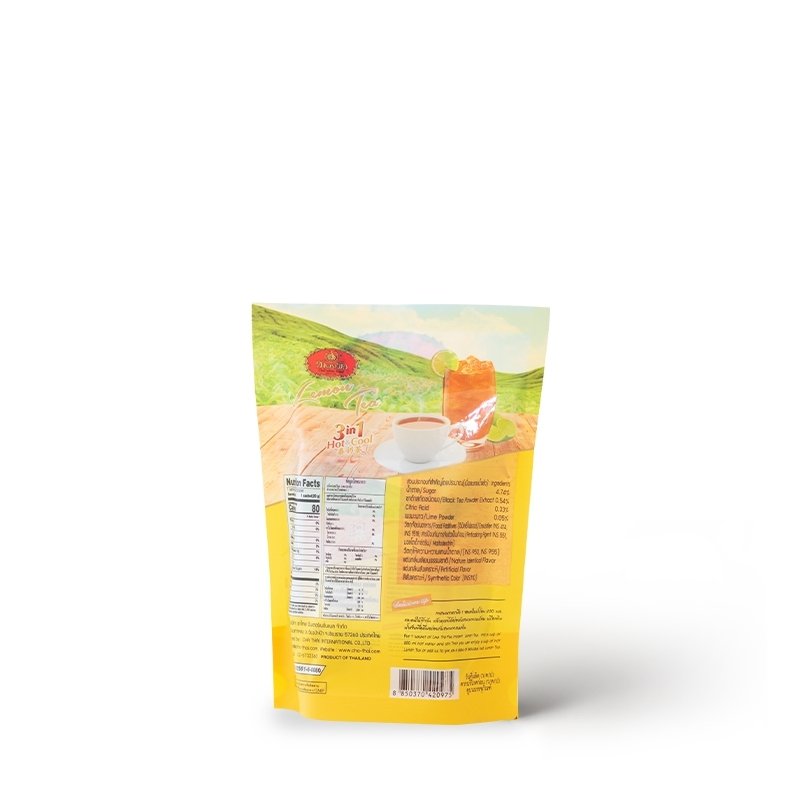 ชามะนาวปรุงสำเร็จ 3 in1 ชนิดผง ตรามือ Cha Tra Mue Lemon Tea 3 in 1 ขนาด 500 g. (05-5034)