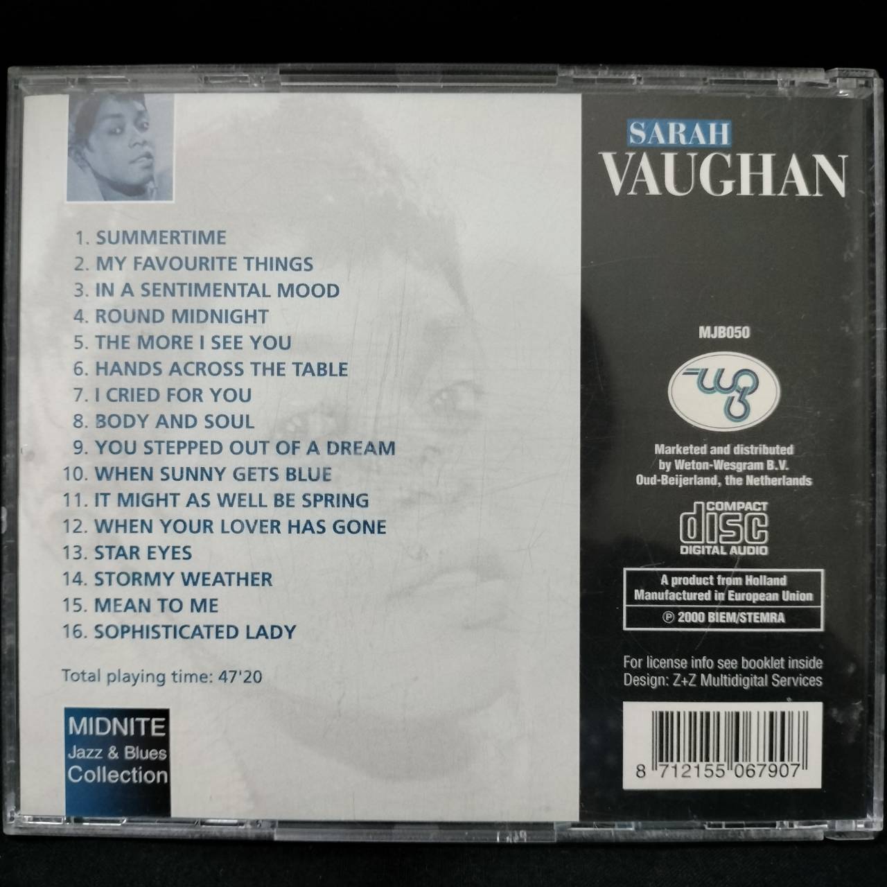 Sarah Vaughan – Divine Sarah / EU / แผ่นดี