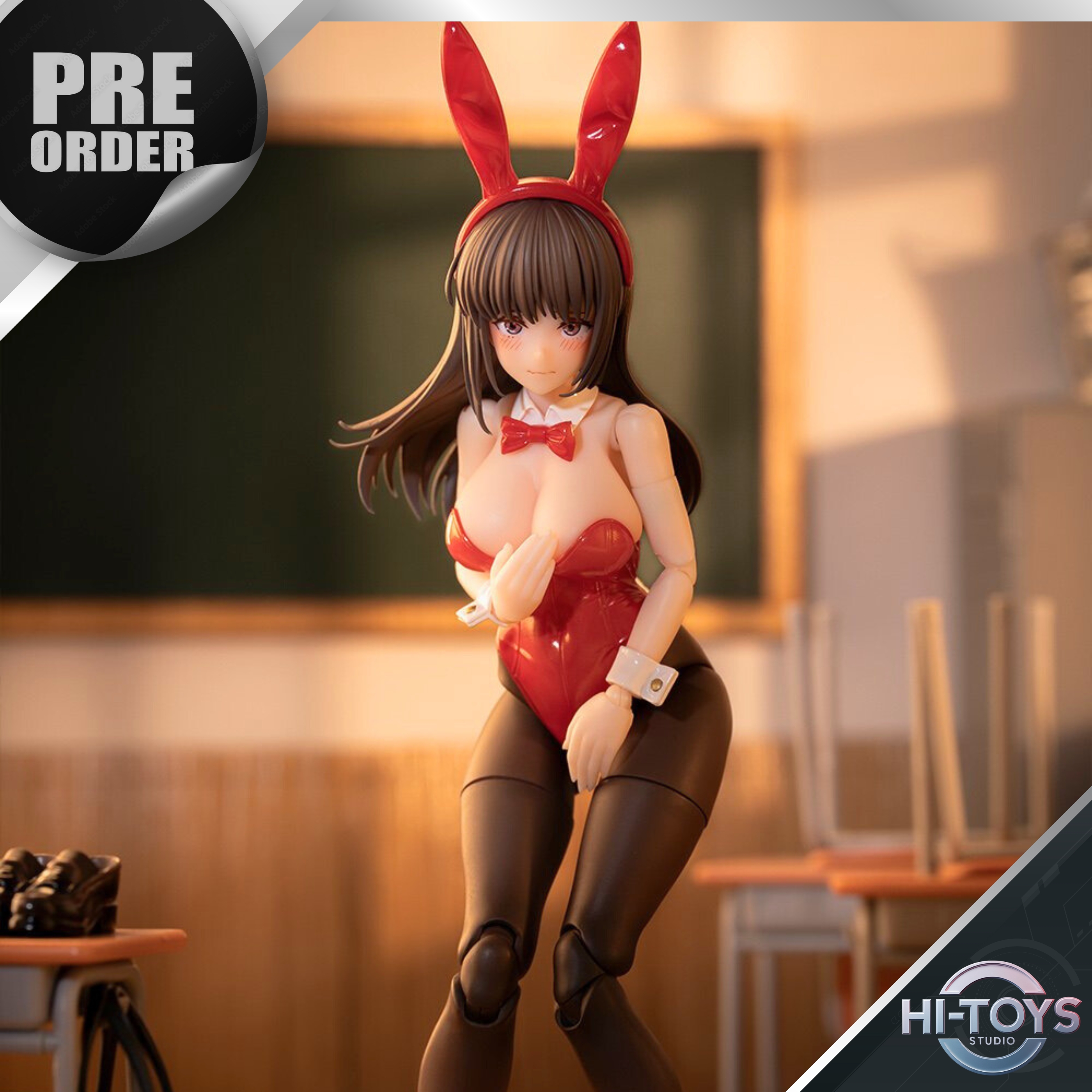 [ETA Q1-2026] PRE ORDER - 𝗦𝗻𝗲𝗹𝗹 𝗦𝗵𝗲𝗹𝗹 - 1/12 Bunny Girl Lena / Students Uniform Pack