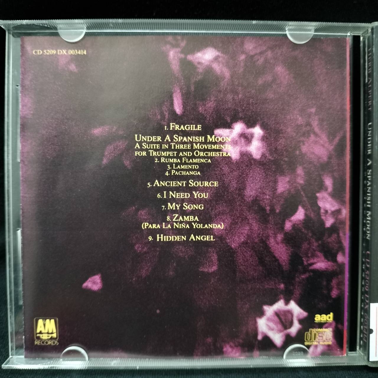 Herb Alpert – Under A Spanish Moon / USA / แผ่นสวย