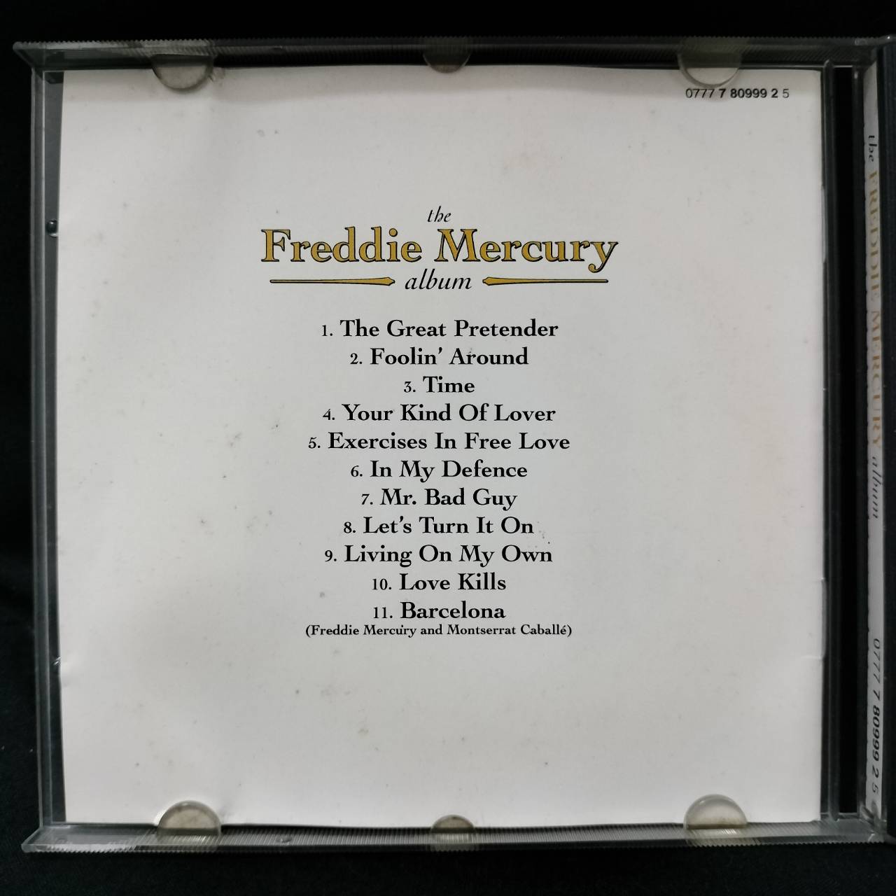 Freddie Mercury – The Freddie Mercury Album / GERMANY / ปกมีคราบฝุ่นเก่าเก็บบ้าง / แผ่นดี