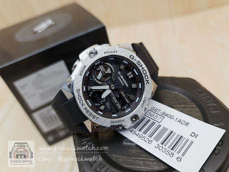 CASIO G-SHOCK นาฬิกาข้อมือ นาฬิกากันน้ำ นาฬิกาของแท้ ประกันศูนย์ CMG 1 ปี รุ่น GST-B400-1