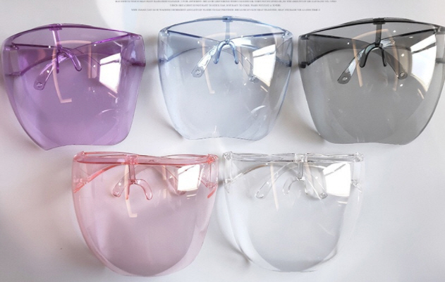 หน้ากากเฟสชิว,Face Shield,แว่นตาเฟสชิลด์,แว่นตาหน้ากากใสป้องกันละอองเชื้อโรค