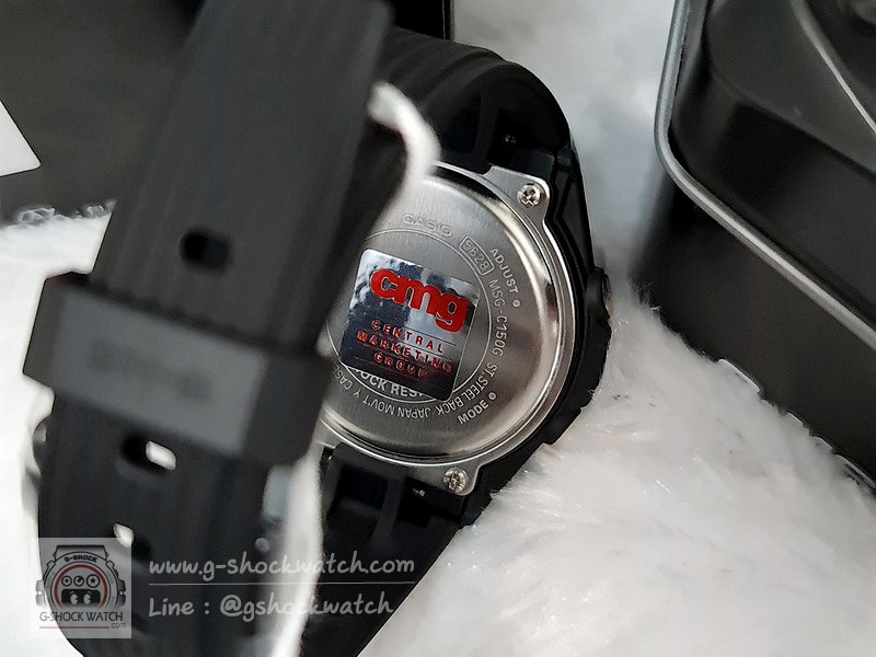 CASIO G-MS นาฬิกาข้อมือ นาฬิกากันน้ำ นาฬิกาของแท้ ประกันศูนย์ CMG 1 ปี รุ่น MSG-C150G-1A