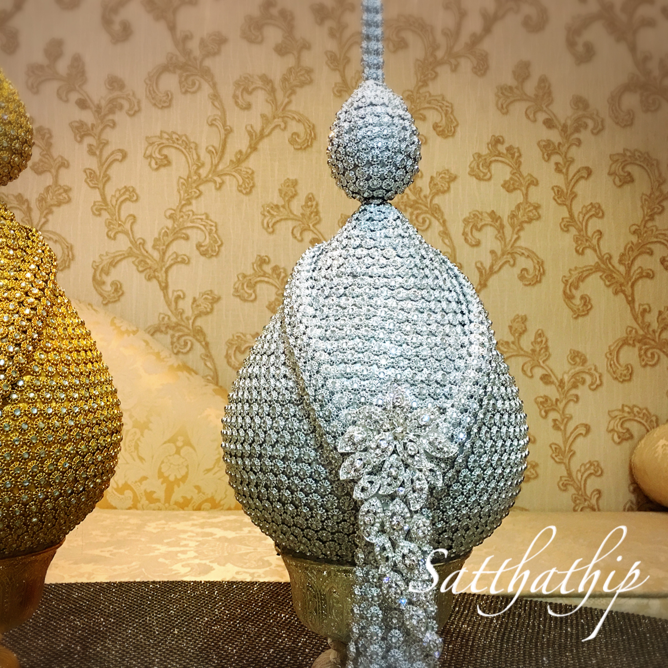 พานพุ่ม - พานพุ่มสักการะ - พานพุ่มเงินทอง - พานพุ่มนพเก้า - Phan bush