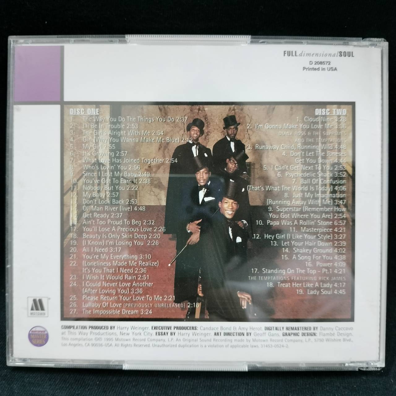 The Temptations – The Best Of The Temptations / USA / 2CD / แผ่นดี