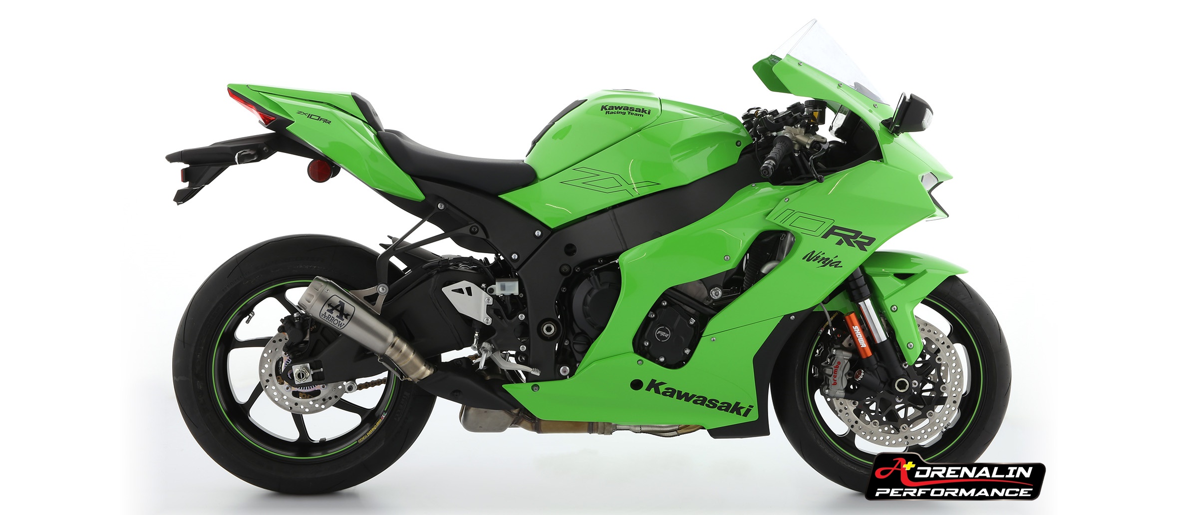 ท่อ Arrow Prorace titanium สลิปออน สำหรับ ZX10 2022+ (For Exhibition only)