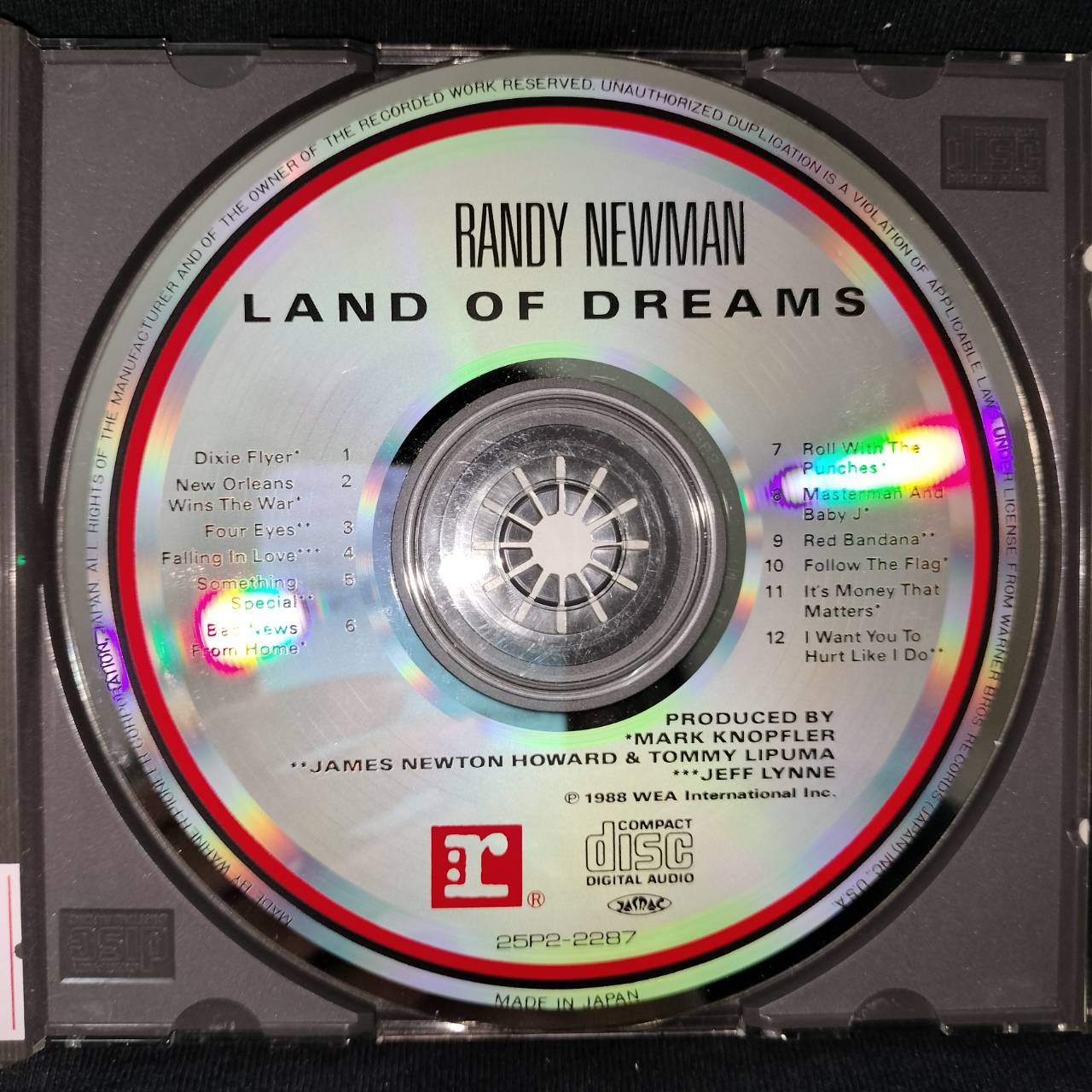 Randy Newman – Land Of Dreams / JAPAN / แผ่นดี