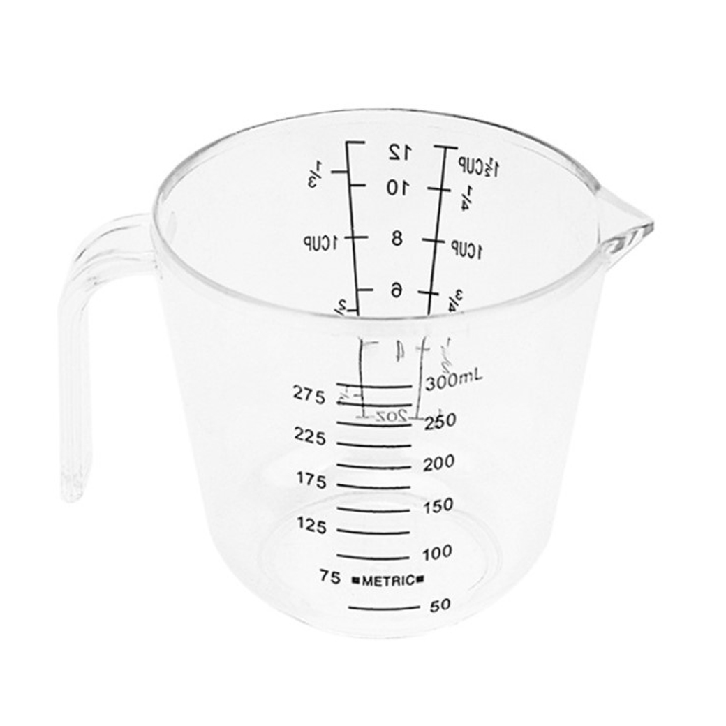 ถ้วยตวง พลาสติกแข็ง 300 มล. Measuring Cup 300 ml. (12-6123)