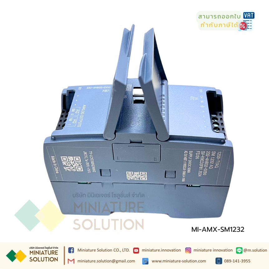 Amsamotion S7-1200, Analog output, SM 1232, 2 AO : 232-4HB32-0XB0 Analog_2-channel output, 14-bit resolution