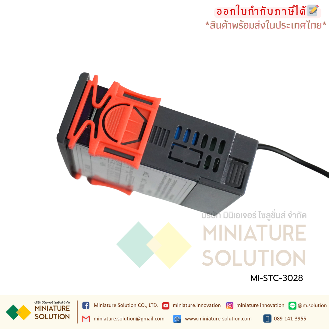 STC-3028 เครื่องควบคุมความชื้นและอุณหภูมิ Temperature and Humidity Control Unit AC110-220V 10A จอแสดงผล LED แบบคู่