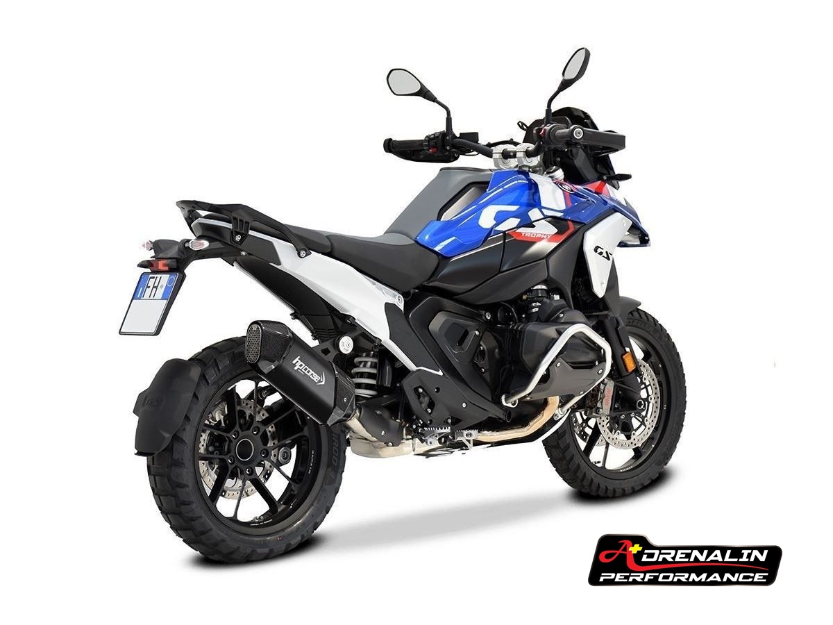 ท่อ HP corse ไทเทเนียมดำ สำหรับ R1300GS มาพร้อมการ์ดคาร์บอน made in italy (For Exhibition only)