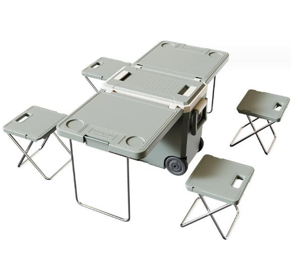 ชุดโต๊ะปิคนิคพร้อมคูลเลอร์,โต๊ะปิคนิค,โต๊ะปิกนิก,พับเก็บได้,ชุดโต๊ะปิคนิคพร้อมคูลเลอร์+พร้อมเก้าอี้