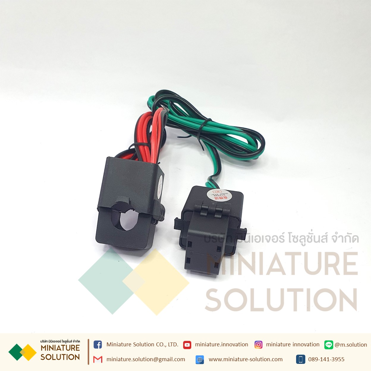 CT ขนาดเล็ก หม้อแปลงกระแสไฟฟ้า KT24/36/50 open current transformer 50/5A-2000/5A 0.5 class คอยล์หม้อแปลงกระแสไฟฟ้า SENSOR (50/5 : 16MM)