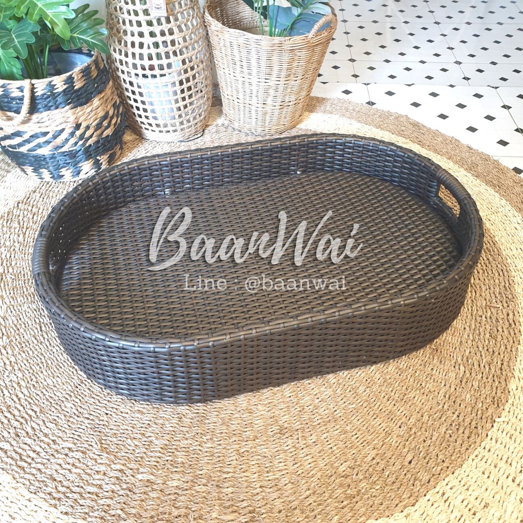 ถาดลอยน้ำ ถาดหวายเทียมลอยน้ำ ถาดหวายลอยน้ำ (Made to Order)