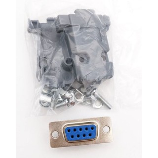 ชุดหัวประกอบ DB-9 DB9 RS232 Female ตัวเมีย Connector socket D-Sub 9 pin PCB Connector RS232 9 Pin Com Port DB9 Head
