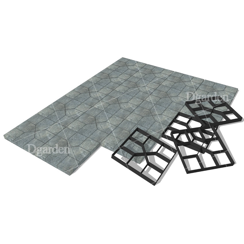 แม่พิมพ์ทางเดิน ลายจีน D7