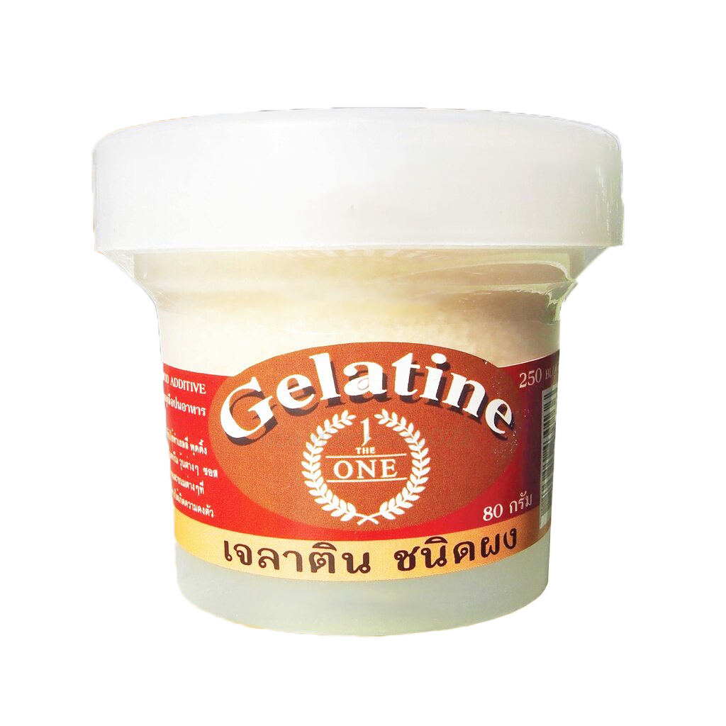 เจลาตินชนิดผง Gelatin The One ขนาด 80 g. (06-6789)