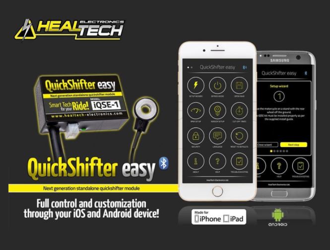 ควิกชิพเตอร์ Healtech สำหรับ Hayabusa เข้าเกียร์แบบไม่ต้องกำคลัทช์