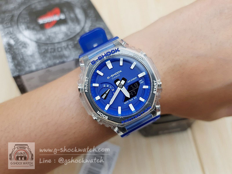 CASIO G-SHOCK นาฬิกาข้อมือ นาฬิกากันน้ำ นาฬิกาของแท้ ประกันศูนย์ CMG 1 ปี รุ่น GA-2100HC-2A
